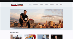 Desktop Screenshot of kevinozebek.com